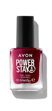 Avon Power Stay Stay Put Sangria Kalıcı Parlak Oje