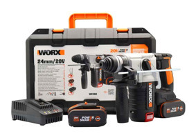 Worx WX380 5400 darbe/dk 3.3 kg Akülü Şarjlı Kırıcı Delici Matkap