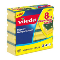 Vileda 3x8'li Bulaşık Süngeri