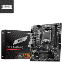 MSI Pro A620M-E AM5 Soket DDR5 Bellek 6400 Mhz PCIe 4.0 HDMI Micro ATX AMD Uyumlu Anakart