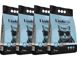 Lindo Cat Sabun Kokulu Topaklanan İnce Taneli Bentonit Kedi Kumu 4x5 lt