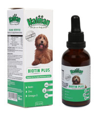 Halman Biotin Plus C Vitamini B Vitamini Tüy Sağlığı İçin 50 ml Sıvı Köpek Vitamini