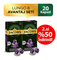 Jacobs 8 Intense Lungo 2x10'lu Kapsül Kahve