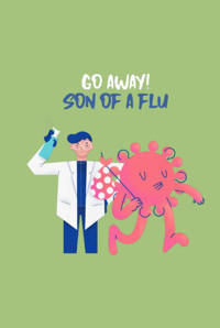 Go Away Son Of A Flu Traetteberg, Mads Aas Independently Publıshed