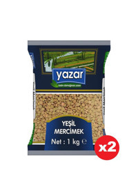 Yazar Yeşil Mercimek 2x1 kg