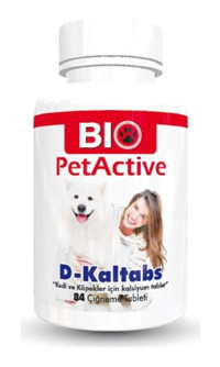 Bio PetActive Kaltabs D Vitamini Sağlığı İçin 84 Tablet Köpek Vitamini