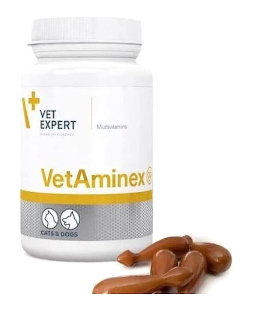 Vetexpert Vetaminex Multivitamin Kemik Eklem Sağlığı İçin 60 Adet Kapsül Köpek Vitamini