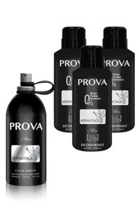 Prova Advantage 4 Parça Erkek Parfüm Deodorant Seti EDP