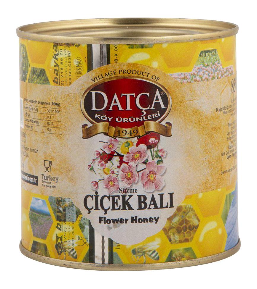 Datça Teneke Datça Organik Süzme Çiçek Balı 850 gr