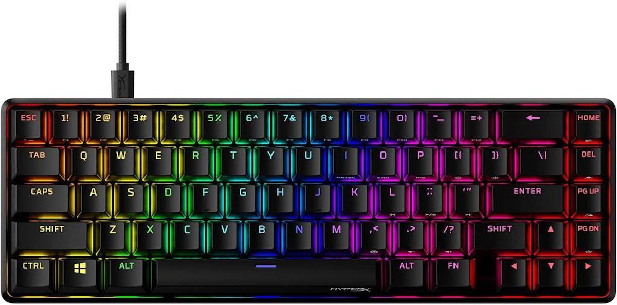 Hyperx Alloy Origins 65 İngilizce Q Black Switch Kablolu Siyah Standart Klavye