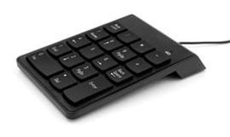 Appa SRF-22 Keypad Türkçe Q 18 Tuşlu Black Switch Kablolu Siyah Numerik Klavye