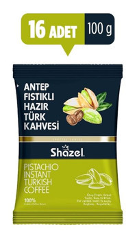 Shazel Antep Fıstıklı Türk Kahvesi 16x100 gr