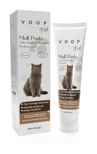 Voop Malt Paste Multivitamini Tüy Dökme Yetişkin Kedi Vitamini Macun 100 gr