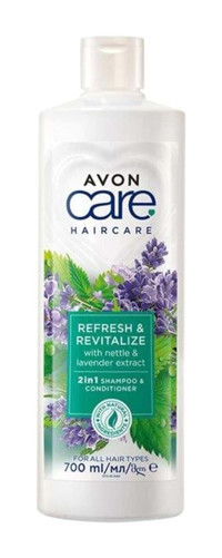 Avon Care Refresh&Revitalize Onarıcı Düz Saçlar İçin Lavantalı Kremli Şampuan 2 si Bir Arada Unisex Şampuanı 700 ml