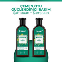 Tresan Güçlendirici Düz Saçlar İçin Sülfatsız Parabensiz Kremsiz Şampuan Unisex Şampuanı 300 ml