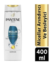 Pantene Micellar Temizliği Arındırıcı Düz Saçlar İçin Kremsiz Şampuan Unisex Şampuanı 400 ml