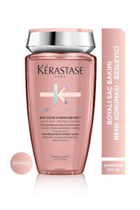 Kerastase Bain Riche Chroma Respect Arındırıcı Boyalı Düz Saçlar İçin Kremsiz Şampuan Unisex Şampuanı 250 ml