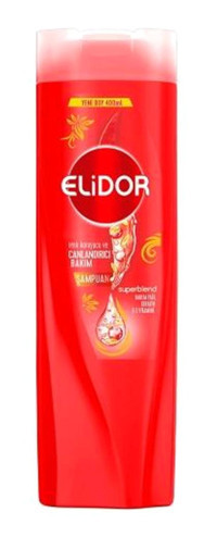 Elidor Superblend Renk Koruyucu Düz Saçlar İçin Kremsiz Şampuan Unisex Şampuanı 24x400 ml