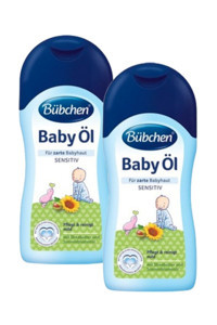 Bübchen Bitki Özlü Vegan Hipoalerjenik Bebek Masaj Yağı 2x200 ml