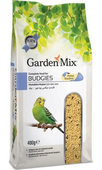 Garden Mix Platin Kabuklu Sade Vitaminli Muhabbet Kuşu Yemi 400 gr