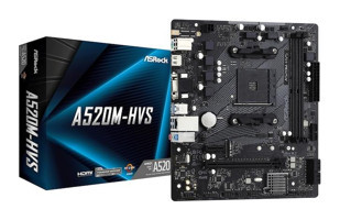 Asrock A520M-HVS AMD A520 4733 MHz (OC) DDR4 Soket AM4 mATX Anakart