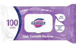 Confort 100 Yaprak Islak Mendil