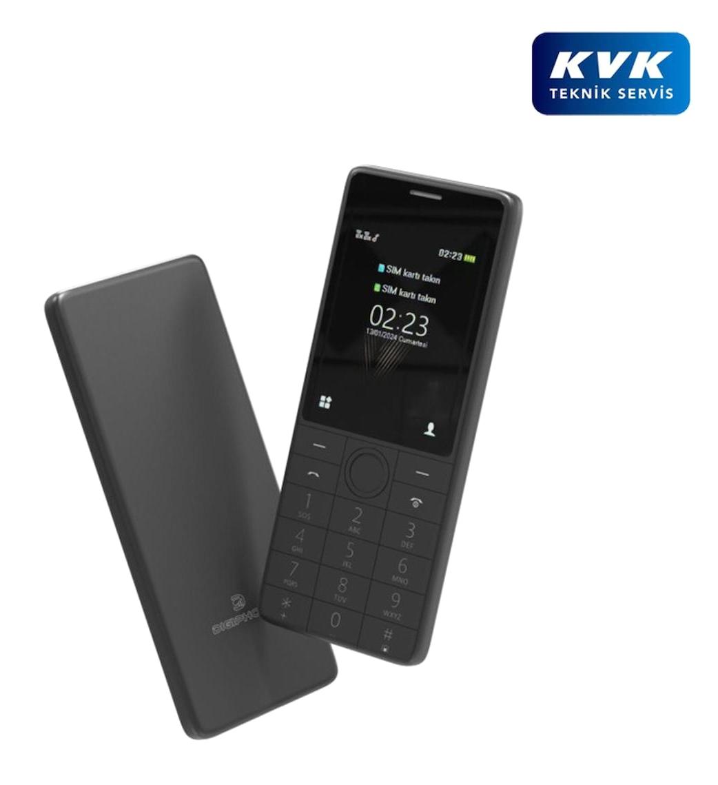 Digiphone S500 2.8 inç Çift Hatlı TFT Ekran Tuşlu Cep Telefonu Siyah