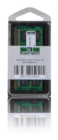 Ramtech RMT1600NBD3-4G 4 GB DDR3 1x4 1600 MHz Ram