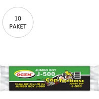 Ögem J-500 Kokulu Jumbo Boy 80x110 cm Çöp Poşeti 10x10 Adet Siyah