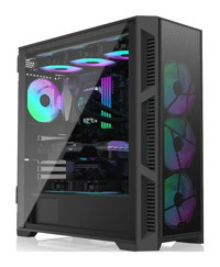 Raijintek Ponos Ultra Mesh Siyah Dikey Mid Tower Standart Bilgisayar Kasası