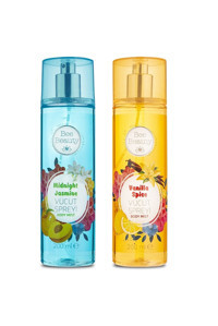 Bee Beauty Midnight Jasmine-Vanilla Spice Fresh Kadın Vücut Spreyi 2x200 ml