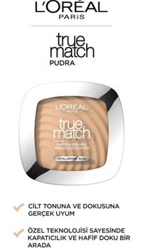 L'Oréal Paris True Match 1.R 1.C Rose Ivory Tüm Ciltler İçin Mat Toz Pudra Orta