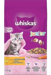 Whiskas Junior Tavuklu Tahıllı Yavru Kuru Kedi Maması 1.9 kg