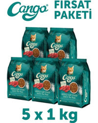 Cango Kuzu Etli Yetişkin Kuru Kedi Maması 5x1 kg