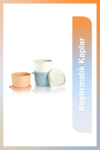 Tupperware Yuvarlak Plastik Saklama Kabı 3x250 ml