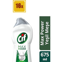 Cif Max Power Krem Mutfak ve Banyo Temizleyici 16x675 ml