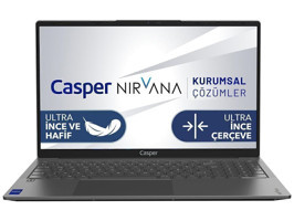 Casper Nirvana X700.1215-DF00X-G-F Dahili Intel UHD Graphics Intel Core i3 1215U 32 GB Ram 1 TB SSD 15.6 inç Full HD FreeDos Laptop