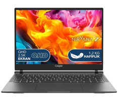 Casper Nirvana Z100.1355-BX00X-S-Q Dahili Intel Iris Xe Graphics Eligible Intel Core i7 1355U 16 GB Ram 2 TB SSD 15.6 inç Full HD FreeDos Laptop