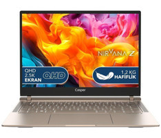 Casper Nirvana Z100.1335-BV00X-B-Q Dahili Intel Iris Xe Graphics Eligible Intel Core i5 1335U 16 GB Ram 500 GB SSD 15.6 inç Full HD FreeDos Laptop