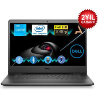 Dell Vostro 3400 N4001VN3400U0027 Dahili Intel UHD Graphics Intel Core i3 1115G4 16 GB Ram 512 GB SSD 14 inç HD FreeDos Laptop