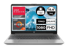 HP 250 G9 6Q8N3ES R Dahili AMD Radeon RX Vega 8 AMD Ryzen 7 5825U 8 GB Ram 512 GB SSD 15.6 inç Full HD FreeDos Laptop