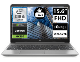 HP 250 G9 6Q8M6ES04 Harici GeForce MX550 Intel Core i5 1235U 32 GB Ram 512 GB SSD 15.6 inç Full HD FreeDos Laptop