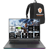 Asus ROG Strix Scar 18 N6100P389 N6100 Harici GeForce RTX 4090 Intel Core i9 14900HX 16 GB Ram 2 TB SSD 18 inç QHD Windows 11 Pro Oyuncu Laptop + PER4 Çanta