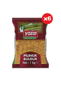 Yazar Şehriyeli Pilavlık Bulgur 6X1 kg