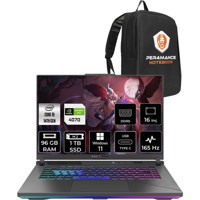 Asus ROG Strix G16 N3038P378 Harici GeForce RTX 4070 Intel Core i9 14900HX 96 GB Ram 1 TB SSD 16 inç Full HD Windows 11 Home Oyuncu Laptop + PER4 Çanta