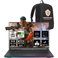 Asus ROG Strix G16 N3158P337 Harici GeForce RTX 4060 Intel Core i7 13650HX 96 GB Ram 512 GB SSD 16 inç Full HD FreeDos Oyuncu Laptop + PER4 Çanta