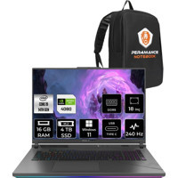 Asus ROG Strix G18 N6092P390 N6092 Harici GeForce RTX 4080 Intel Core i9 14900HX 16 GB Ram 4 TB SSD 18 inç QHD Windows 11 Pro Oyuncu Laptop + PER4 Çanta