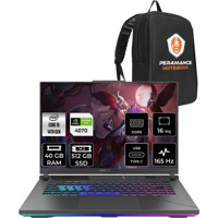 Asus ROG Strix G16 N3038P322 Harici GeForce RTX 4070 Intel Core i9 14900HX 40 GB Ram 512 GB SSD 16 inç Full HD FreeDos Oyuncu Laptop + PER4 Çanta