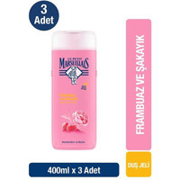 Le Petit Marseillais Frambuaz Şakayık Aromalı Nemlendirici Duş Jeli 3x400 ml