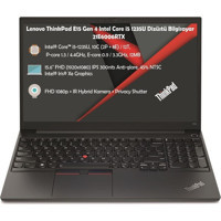 Lenovo Thinkpad E15 Gen 4 21E6006RTXW04 Dahili Intel Iris Xe Graphics Eligible Intel Core i5 1235U 16 GB Ram 256 GB SSD 15.6 inç Full HD Windows 10 Pro Laptop